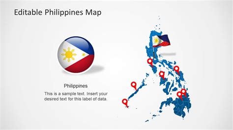 Editable Philippines Map Template For PowerPoint SlideModel