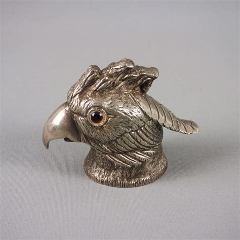Silver Plated Parrot Bottle Opener C1950s