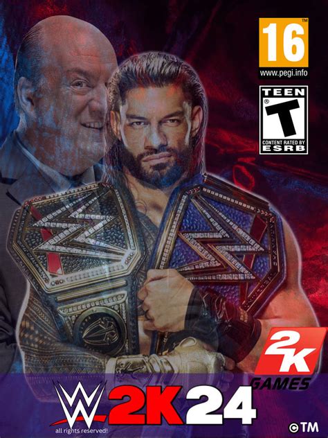 Wwe 2k24 Cover Art By Me By Anderbestabc On Deviantart