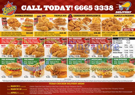 You'll never get enough of our juicy & crunchy, original & spicy chicken and the rest of texas chicken menu. Texas Chicken Delivery Menu, Combo Deals, Delivery Areas ...
