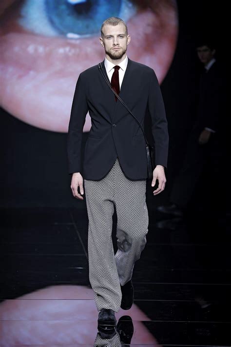 Giorgio Armani Fashion Show Runway Menswear Fall Winter 2024 Milan
