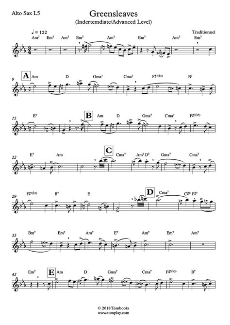 Greensleeveswhat child is this piano solo or piano and. Saxophone Sheet Music Greensleeves (Intermediate/Advanced Level, Alto Sax, Kenny G) (Traditional)