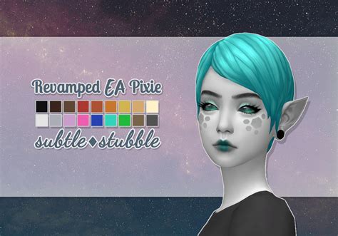 Ea Pixie Revamped A Sims 4 Hairthank You Everyone For All Of Your