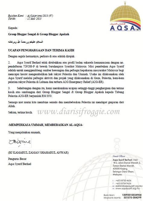Contoh surat pernyataan adalah surat yang digunakan untuk menyatakan sesuatu kepada tujuan & manfaat dari surat pernyataan adalah sebagai penjamin kepastian hokum tentang suatu hal jika … Silence Day Of Wednesday #10 - Surat Penghargaan Dari Aqsa ...