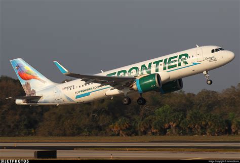 N317fr Airbus A320 251n Frontier Airlines James Bruno Jetphotos