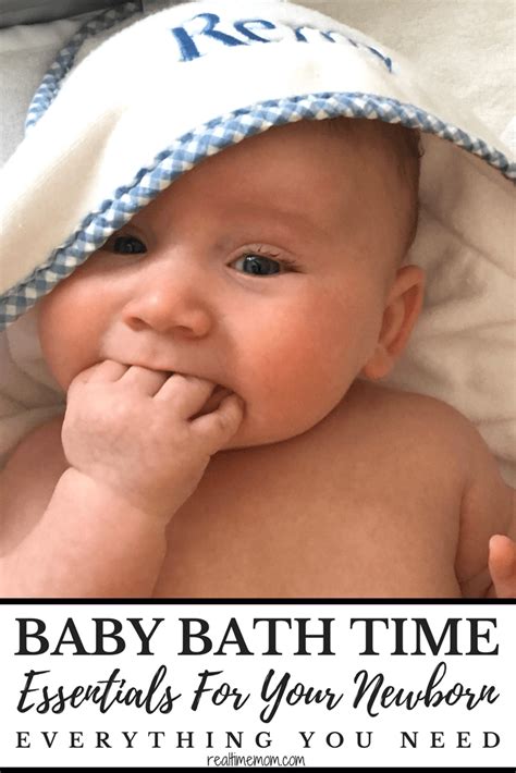 Baby Bath Time Essentials For Your Newborn Real Time Mom