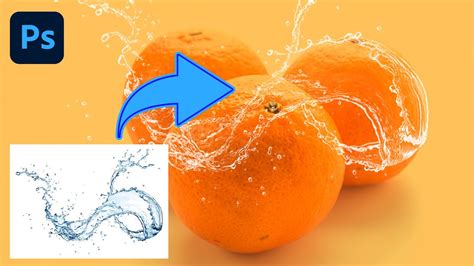 How To Make Transparent Water Splash In Photoshop Youtube