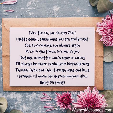 Birthday Poems For Sisters