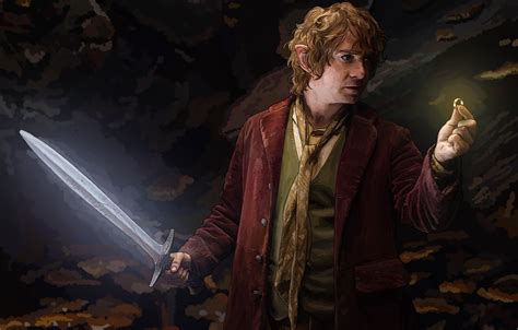 Free Download Wallpaper Art The Hobbit Gandalf Bilbo Baggins Thorin