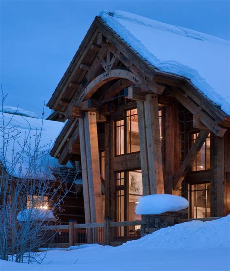 Western Design A New Mountain Lodge Big Sky Journal Mountain Lodge
