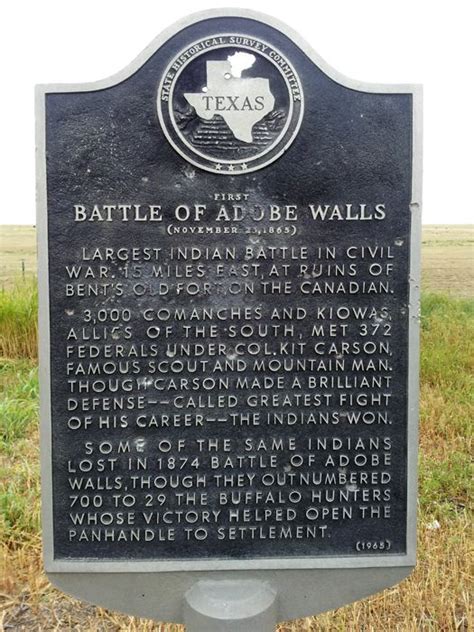 Adobe Walls Texas Buffalo And Battles Legends Of America