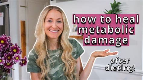 How To Heal Metabolic Damage From Dieting Youtube