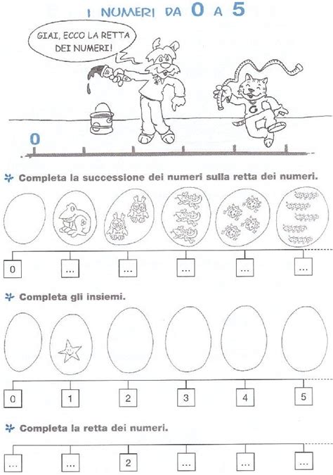 Con regola dei segni ci si riferisce ad un gruppo di regole che permettono di determinare il segno nelle varie operazioni algebriche, semplicemente la regola dei segni deriva dal principio di conservazione delle proprietà fondamentali. esercizi-matematica-scuola-elementare-numeri-0-5 | Schede ...