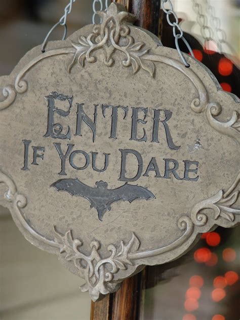 Enter If You Dare Halloween Dares