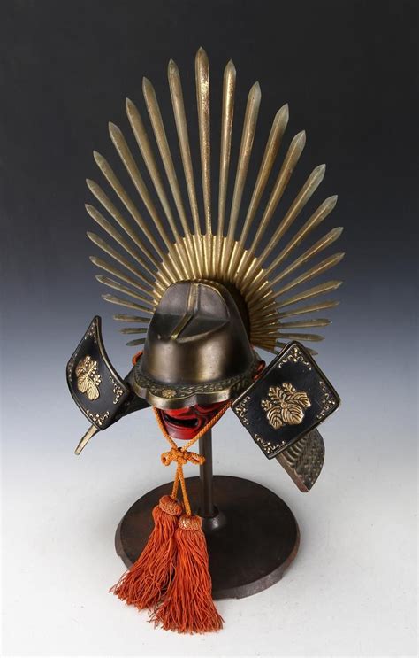 japanese samurai helmet hideyoshi s kabuto with a mask 武士 鎧兜 侍