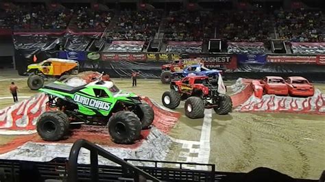 Showtime At The Toughest Monster Truck Tour At The Cajundome Youtube
