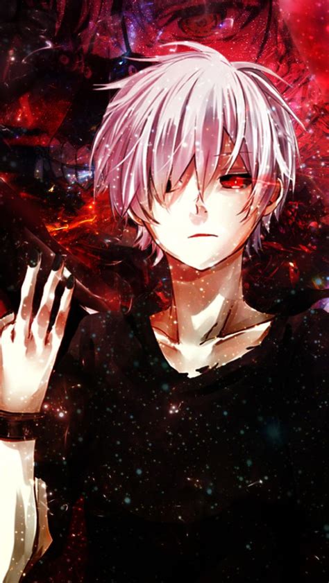 The suspense horror/dark fantasy story is set in tokyo, which is haunted by mysterious ghouls who are devouring humans. tokyo ghoul Wallpaper 96 | Gambar tokoh, Gambar wajah ...