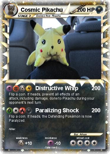 Pokémon Cosmic Pikachu Distructive Whip My Pokemon Card