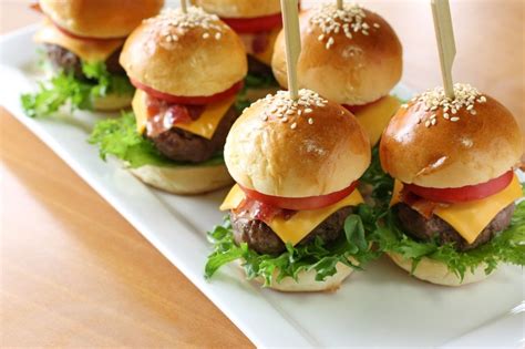 Hübsch Und Lecker Unsere Mini Burger Rezept Fingerfood Fingerfood