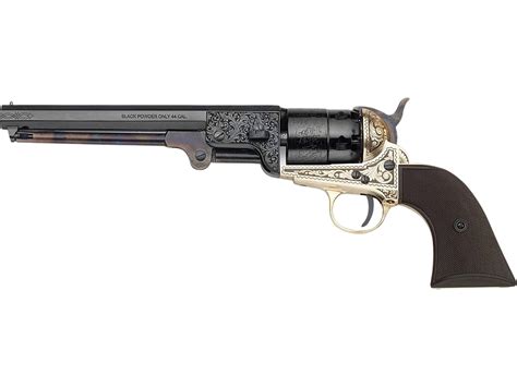 Pietta 1851 Navy Deluxe Engraved Black Powder Revolver 44 Cal 75