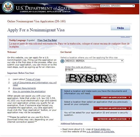 Cómo Llenar El Formulario Ds 160 Para La Visa Americana