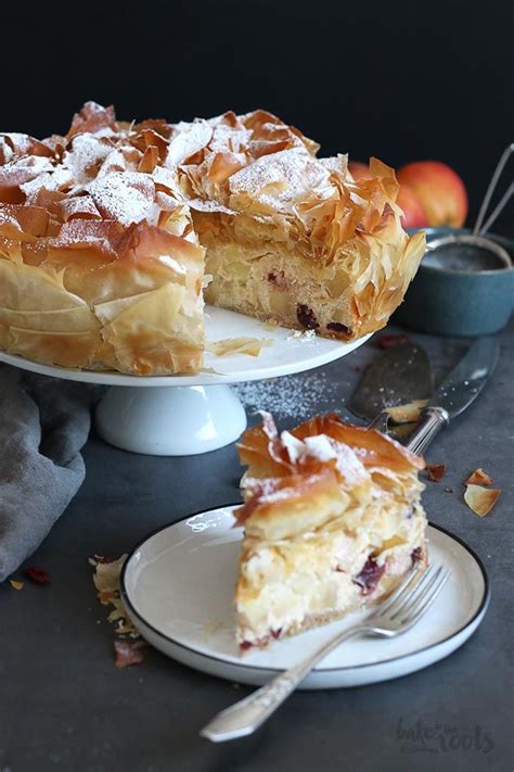 Apple Strudel Cake Bake To The Roots Recipe Strudel Recipes Bakery Recipes Baking