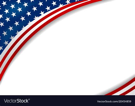 Select from premium american flag vector free images of the highest quality. Usa or america flag design on white background Vector Image