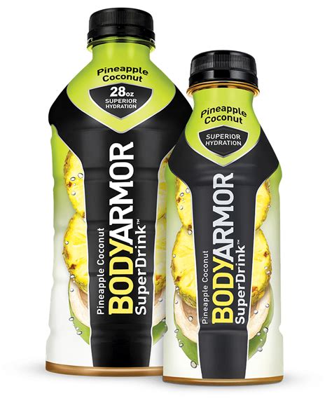 Bodyarmor 1 liter sports drink provides superior hydration and is packed with electrolytes, coconut water & vitamins. Pineapple Coconut | BODYARMOR Sports Drinks | Superior ...