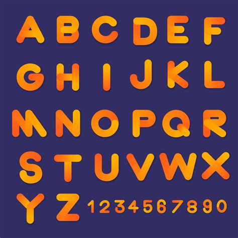 3d Bubble Letters Alphabet