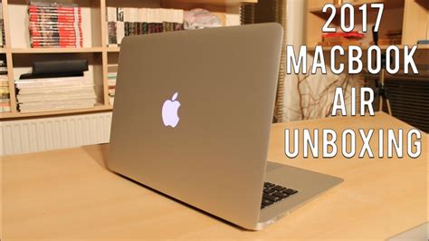 2017 Macbook Air Unboxing The Last Macbook With A Glowing Logo Youtube