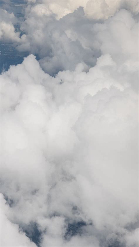 Download Wallpaper 1080x1920 Clouds Sky Porous White Samsung Galaxy