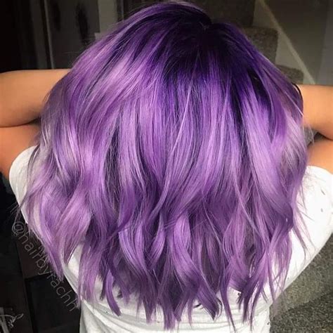 Pastel Purple Hair Light Purple Hair Lilac Hair Colorful Hair Dying