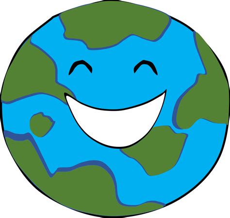 Earth Clipart Happy Earth Happy Transparent Free For Download On