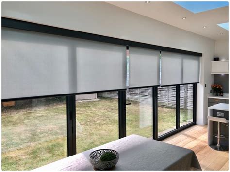 Anthracite Square Cassette Roller Blinds Sgs Shutters And Blinds