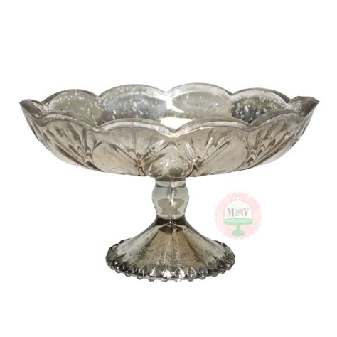 Mercury Glass Compote ~ Minted Minted And Vintage Dessert Stand Rentals ~ Los Angeles California
