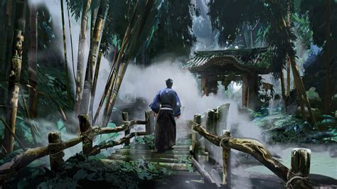 Jin Sakai Samurai Games Hd Ghost Of Tsushima Wallpapers Hd Wallpapers