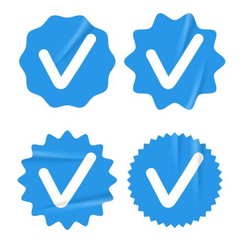 Verified Badges Check Icon Set Vector Illustration 28214613 Vector Art