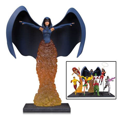 Raven Statuette Teen Titans Dc Collectibles 27 Cm Kingdom Figurine