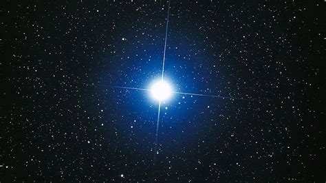 Fast Stjerne Sirius Faste Stjerner
