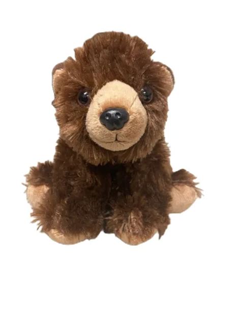 Wild Republic Brown Grizzly Bear Soft Plush Stuffed Animal 8 1500