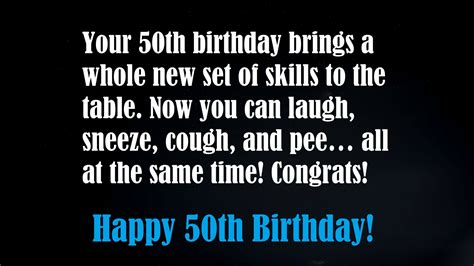 Funny Happy 50th Birthday Quotes The Cake Boutique