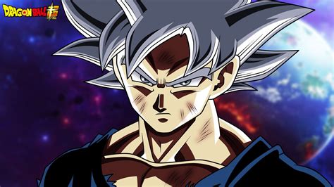 Desktop Wallpaper Goku Dragon Ball Super White Hair Anime Boy Hd Image Picture Background