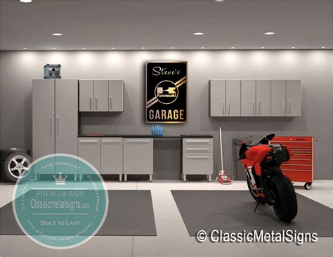 Custom Motorcycle Garage Sign Motorcycle Garage Sign Garage Signs