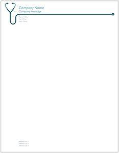Collection of most popular forms in a given sphere. Doctor's Stethoscope Letterhead - Letter Size - 8.5 x 11 ...
