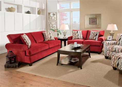Inverness For 874 Red Sm5047 With A Classic Two Cushion Back And T