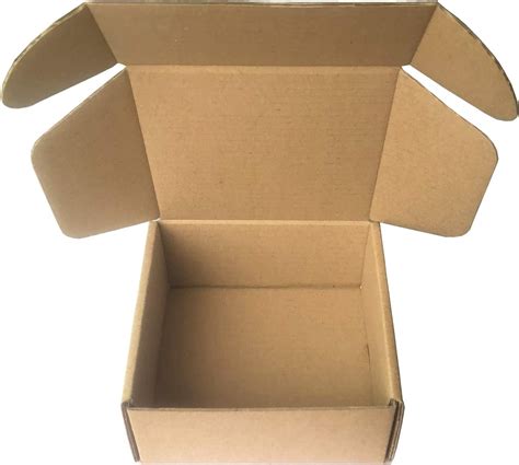 Small Cardboard Shipping Box Mailers 4 X 4 X 2 Inch Corrugated