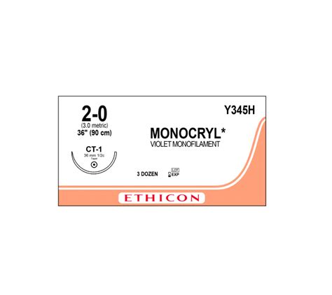Monocryl Violeta Xyy345h Total Surgery
