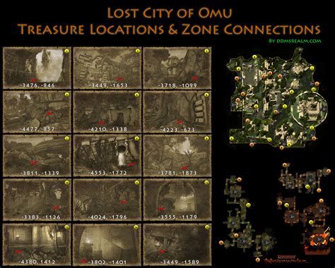 Lost City Of Omu Treasure Map Locations Guide Neverwinter