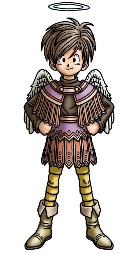 Angel Main Player Male Characters And Art Dragon Quest Ix Dragon