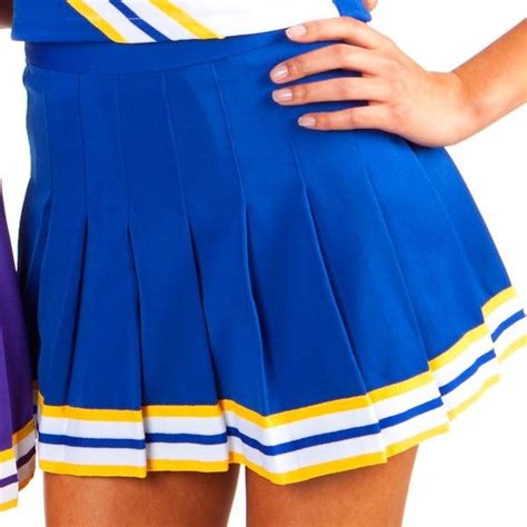 royal gold white cheer skirt cheerleader skirt cheer skirts skirts
